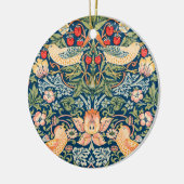 Strawberry Thief (door William Morris) Keramisch Ornament (Links)