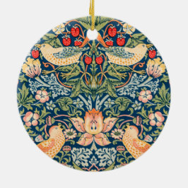 Strawberry Thief (door William Morris) Keramisch Ornament