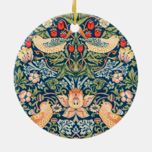 Strawberry Thief (door William Morris) Keramisch Ornament