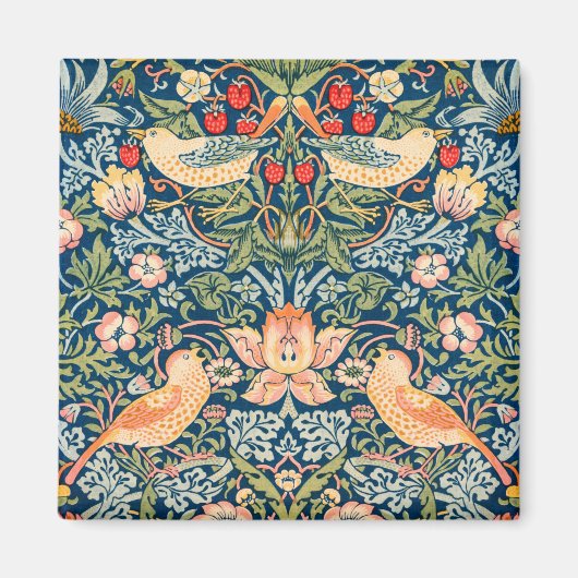 Strawberry Thief (door William Morris) Magneet (Voorkant)