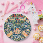 Strawberry Thief (door William Morris) Papieren Bordje (Feest)