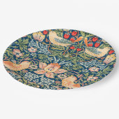 Strawberry Thief (door William Morris) Papieren Bordje (Gekanteld)