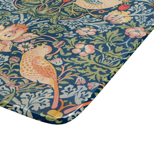 Strawberry Thief (door William Morris) Snijplank (Hoek)