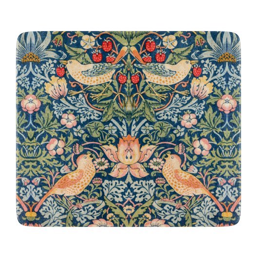 Strawberry Thief (door William Morris) Snijplank (Voorkant)