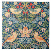 Strawberry Thief (door William Morris) Tegeltje (Voorkant)