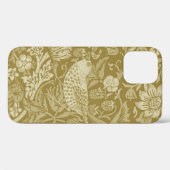Strawberry Thief Gold, William Morris Case-Mate iPhone Case (Achterkant (horizontaal))