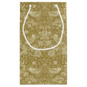 Strawberry Thief Gold, William Morris Klein Cadeauzakje (Achterkant)