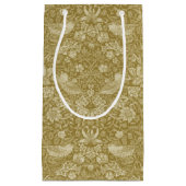 Strawberry Thief Gold, William Morris Klein Cadeauzakje (Voorkant)