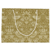 Strawberry Thief Gold, William Morris Large Gift B Groot Cadeauzakje (Achterkant)
