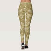 Strawberry Thief Gold, William Morris Leggings (Achterkant)