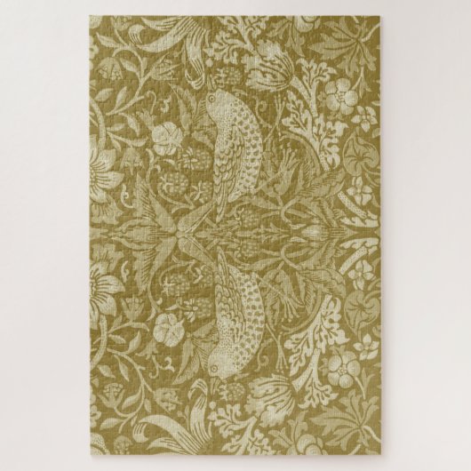 Strawberry Thief Gold, William Morris Legpuzzel (Verticaal)
