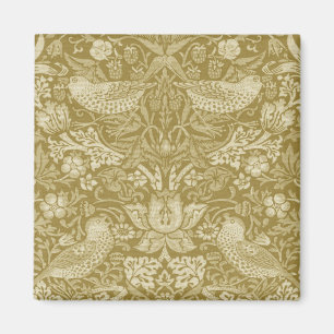 Strawberry Thief Gold, William Morris Magneet