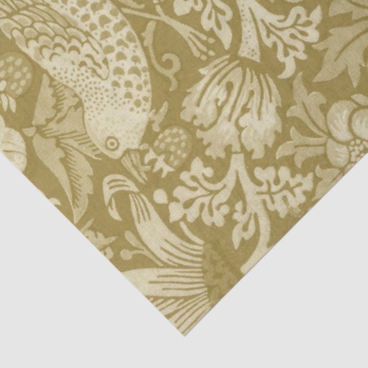 Strawberry Thief Gold, William Morris Tissuepapier (Detail)
