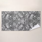 Strawberry Thief Gray, William Morris Badhanddoek (Badhanddoek)