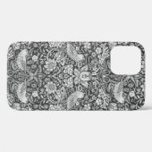 Strawberry Thief Gray, William Morris Case-Mate iPhone Case (Achterkant (horizontaal))