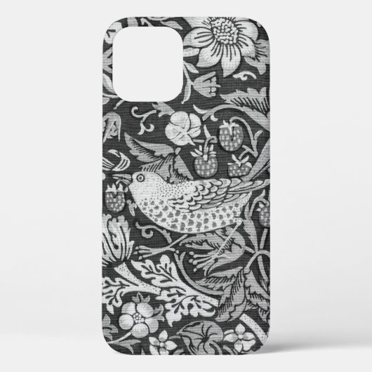 Strawberry Thief Gray, William Morris Case-Mate iPhone Case (Achterkant)