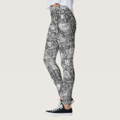 Strawberry Thief Gray, William Morris Leggings (Links)