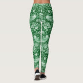 Strawberry Thief Green, William Morris Leggings (Achterkant)