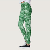 Strawberry Thief Green, William Morris Leggings (Links)