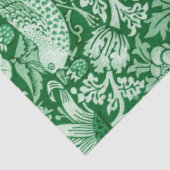 Strawberry Thief Green, William Morris Tissuepapier (Detail)