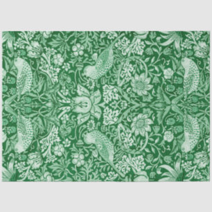 Strawberry Thief Green, William Morris Tissuepapier