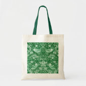 Strawberry Thief Green, William Morris Tote Bag (Voorkant)