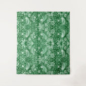 Strawberry Thief Green, William Morris Wandkleed (Voorkant)