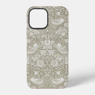 Strawberry Thief Ivoor, William Morris iPhone 12 Hoesje