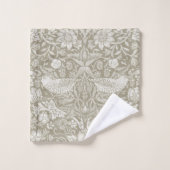 Strawberry Thief Ivory, William Morris Bad Handdoek (Wasdoekje)