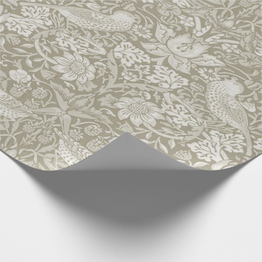 Strawberry Thief Ivory, William Morris Cadeaupapier (Hoek)