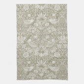 Strawberry Thief Ivory, William Morris Theedoek (Verticaal)