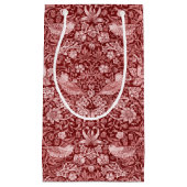 Strawberry Thief Maroon, William Morris Klein Cadeauzakje (Voorkant)