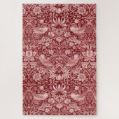 Strawberry Thief Maroon, William Morris Legpuzzel (Verticaal)