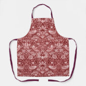 Strawberry Thief Maroon, William Morris Schort (Voorkant)