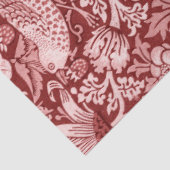 Strawberry Thief Maroon, William Morris Tissuepapier (Detail)