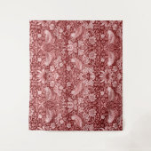 Strawberry Thief Maroon, William Morris Wandkleed (Voorkant)