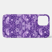 Strawberry Thief Paars, William Morris Case-Mate iPhone Case (Achterkant (horizontaal))