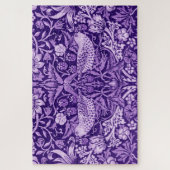 Strawberry Thief Paars, William Morris Legpuzzel (Verticaal)