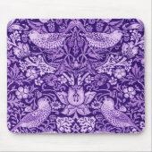 Strawberry Thief Paars, William Morris Muismat (Voorkant)