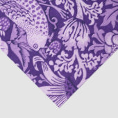 Strawberry Thief Paars, William Morris Tissuepapier (Detail)