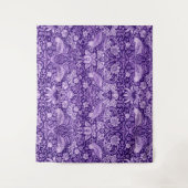 Strawberry Thief Paars, William Morris Wandkleed (Voorkant)