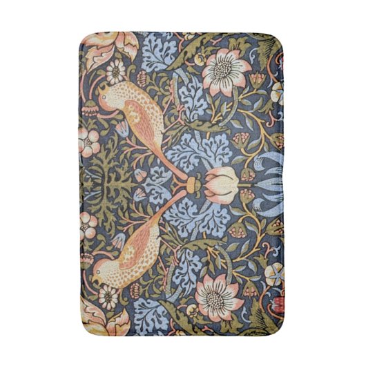 Strawberry Thief Pattern William Morris Badmat (Voorkant Verticaal)