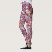 Strawberry Thief Red, William Morris Leggings (Links)