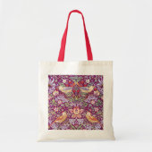 Strawberry Thief Red, William Morris Tote Bag (Voorkant)