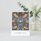 Strawberry Thief Textielontwerp William Morris Briefkaart (Staand voorkant)