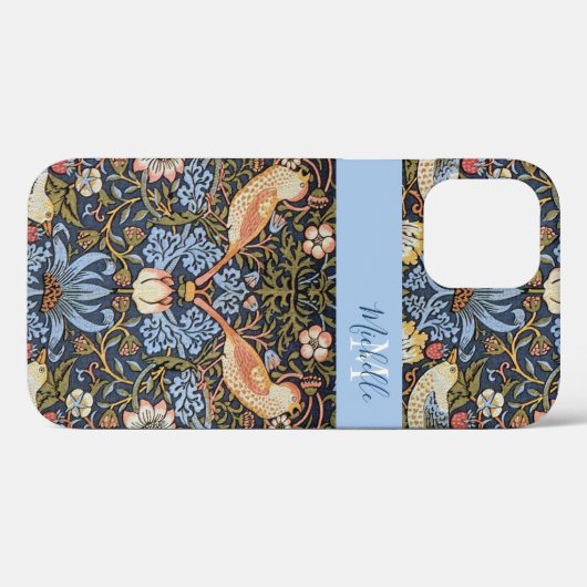 Strawberry Thief Textile William Morris Case-Mate iPhone Case (Achterkant (horizontaal))