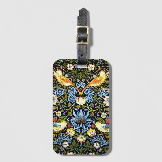 Strawberry Thief van William Morris Bagagelabel (Voorkant (verticaal))