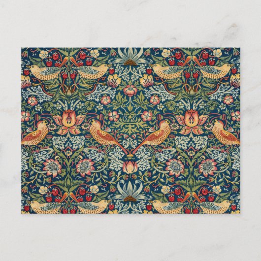 Strawberry Thief van William Morris Briefkaart (Voorkant)