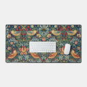 Strawberry Thief van William Morris Bureaumat (Keyboard & Muis)
