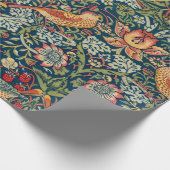 Strawberry Thief van William Morris Cadeaupapier (Hoek)